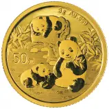 2025 Chinese 3g Panda Gold Bullion Coin