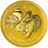 2011 Australian Lunar Rabbit 1 oz Gold Coin Pre-Owned