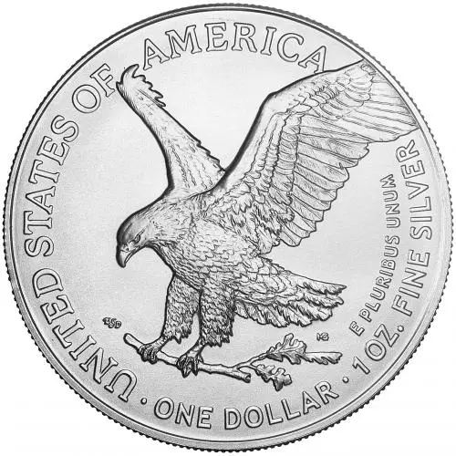 2025 American Silver Eagle 1 oz Bullion Coin reverse