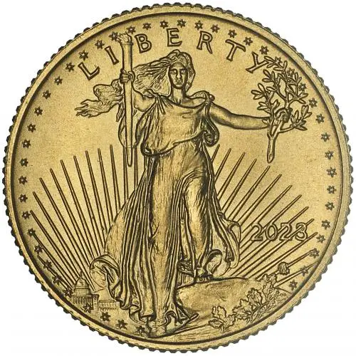 2023 Gold Eagle 0.1 oz Bullion Coin obverse
