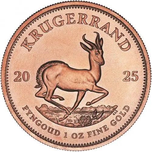 2025 Krugerrand 1 oz Gold Bullion Coin reverse