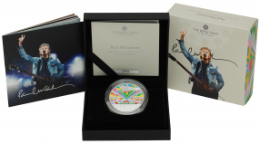 PAUL McCARTNEYイギリス銀貨記念2 OZシルバー限定756 D】 英国 2024年 伝説のミュージシャン ＜ポール