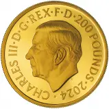 2024 Paul McCartney 'Music Legends' Gold Proof 2 oz Coin Obverse Chards