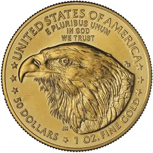 2025 American Gold Eagle 1 oz Bullion Coin reverse