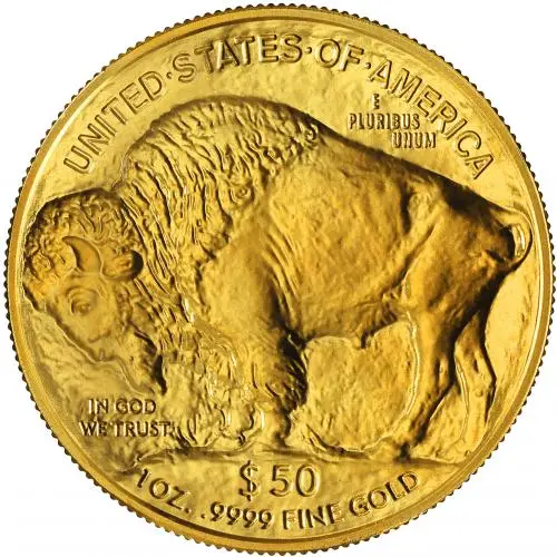 2025 American Gold Buffalo 1 oz Bullion Coin reverse