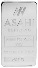 Asahi 10 oz Minted Silver Bar (Pre-Owned)
