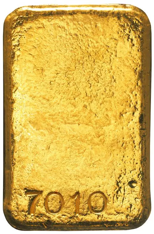 Australian 5 oz Gold Bar Cast (Pre-Owned) obverse
