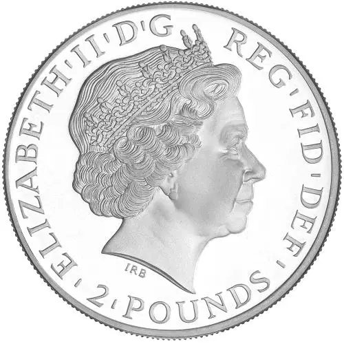 2011 Silver Proof 1 Ounce Britannia Elizabeth II  Coin Single Pre-Owned United Kingdom The Royal Mint obverse