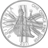 2011 Britannia 1 Ounce Silver Proof Coin The Royal Mint Pre-Owned 