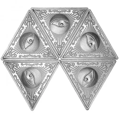 All seeing eye Silver Bullion 2 Gram Best Value  Rounds Pre-Owned United States of America reverse