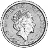 2021 Silver Bullion 0.1 Ounce Britannia  Coin Secondary Market obverse