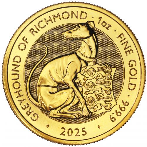 2025 UK White Greyhound of Richmond 1 oz Gold Coin | Chards