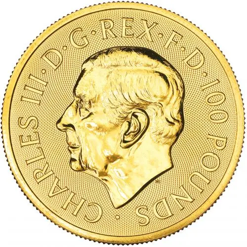 2025 St George and the Dragon 1 oz Gold Bullion Coin obverse