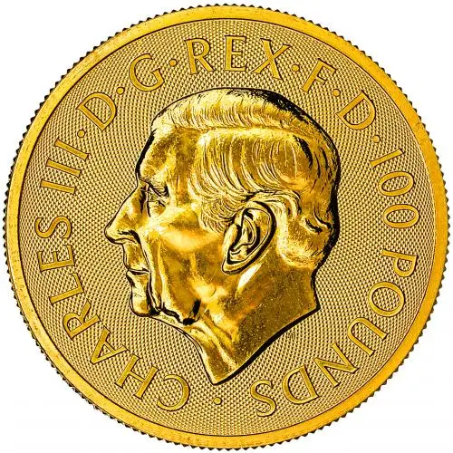 2024 The Lion and Eagle 1 oz Gold Bullion Coin obverse