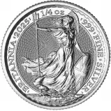 2025 0.25 Ounce Silver Britannia  Coin - Pre-Owned