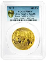 2013 Gold Graded 1 Ounce Panda Coin PCGS MS-69