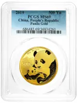 2019 Gold Graded 30 Gram Panda Coin PCGS MS-69