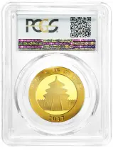 2017 Gold Graded 30 Gram Panda  Coin Single China PCGS MS-69 obverse