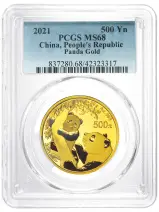 2021 Gold Graded 30 Gram Panda Coin PCGS MS-68