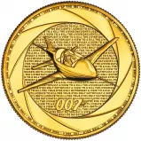 2025 James Bond of the 1980s 1 oz Gold Bullion Coin 