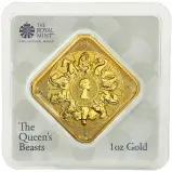 The Queen's Beasts Completer 1 oz Gold Bullion Bar