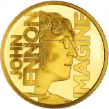 2025 John Lennon 'Music Legends' 1 oz Gold Proof Coin reverse
