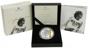 2025 John Lennon 'Music Legends' Silver Proof 1 oz Coin (Coloured)