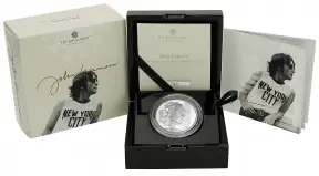 2025 John Lennon 'Music Legends' 2 oz Silver Proof Coin 