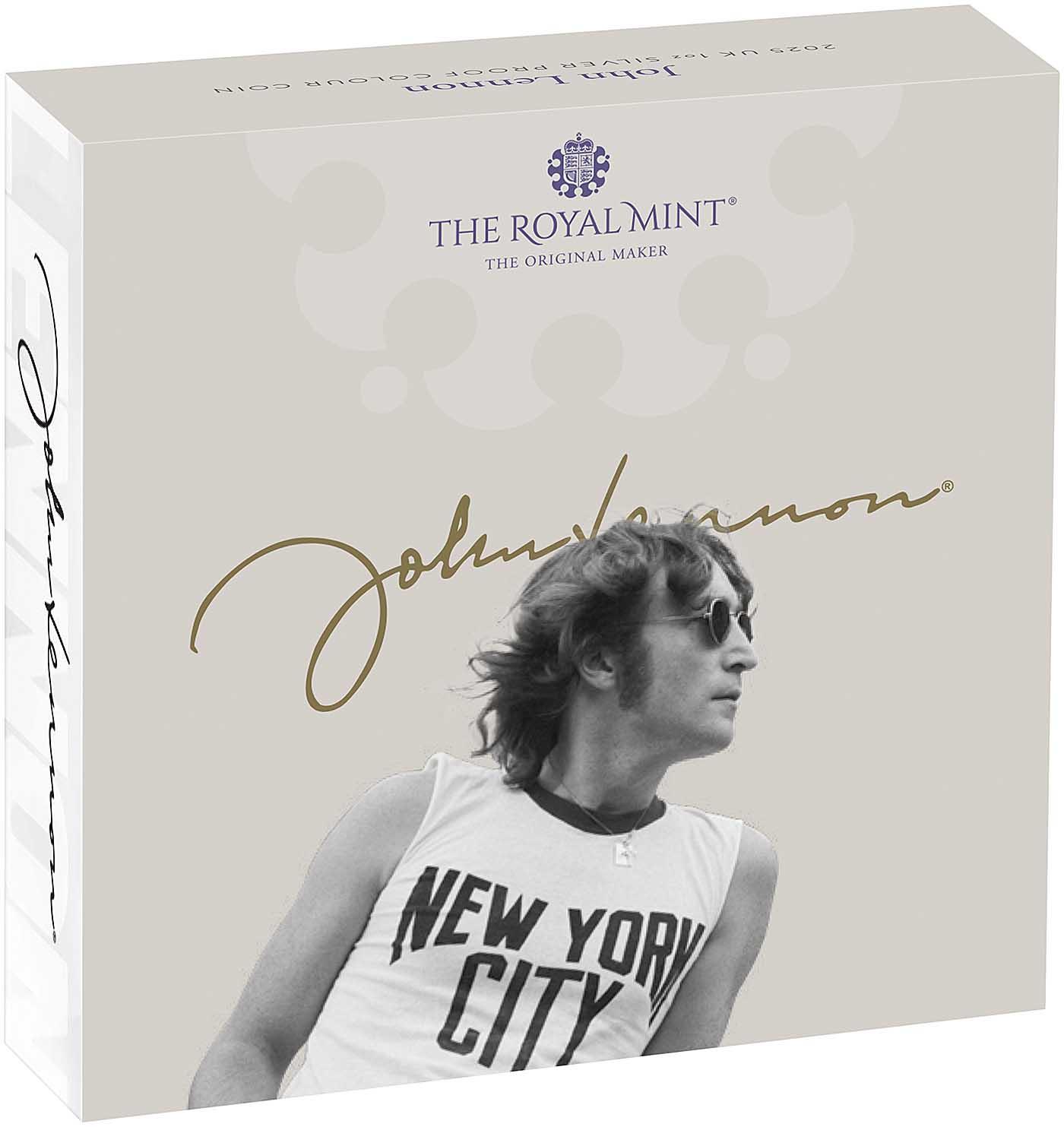 2025 UK John Lennon 2 oz Silver Proof Coin | Chards