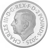 2025 Silver Proof Britannia 1 oz Coin  obverse