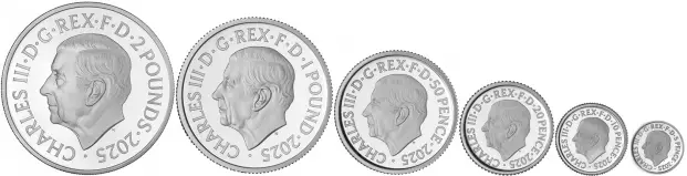 2025 Silver Proof Britannia 6-Coin Set obverse