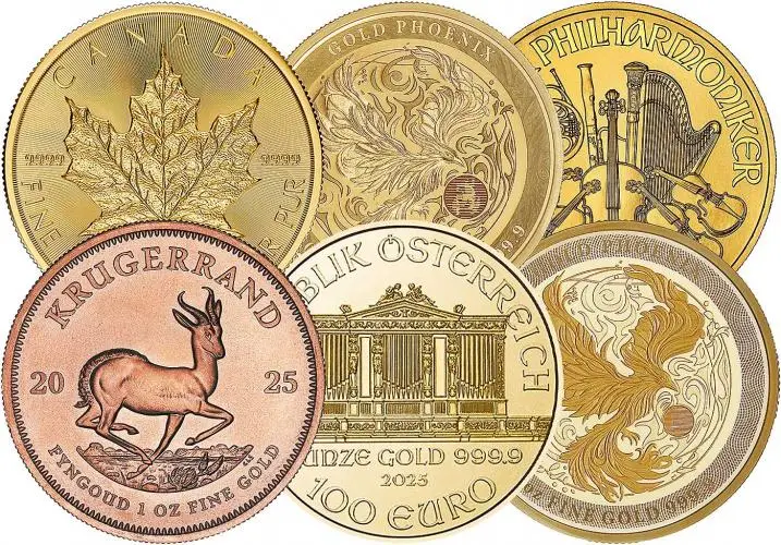 1 oz World Gold Bullion Coins Best Value (New)