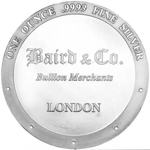 Silver 1 Ounce Year of the Rabbit  Rounds Single Baird & Co. obverse
