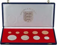 1972 Jersey Wedding Coin Set - 9 Coins
