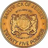 1972 Jersey BU Silver Wedding Coin Set - 9 Coins 