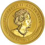 2022 Best Value Gold 0.5 oz 'Year of the Tiger' Coin Pre-Owned obverse