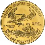 2020 Gold Bullion 0.5 Ounce Eagle 25 Dollars  Coin Single United States of America US Mint obverse