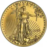 2020 Gold Bullion 0.5 Ounce Eagle 25 Dollar Coin 
