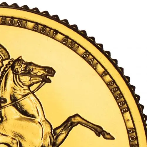 2026 Gold Half Sovereign Bullion Coin microtext