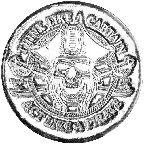 Hayley Bug Mint  Silver 1 Kilogram Pirates  Rounds Single reverse