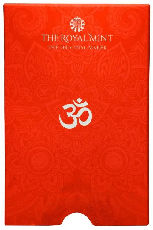 Ganesh  Gold Bullion 20 Gram Wafer Lakshmi  Bar In Card New United Kingdom The Royal Mint front cover