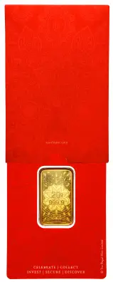 Ganesh  Gold Bullion 20 Gram Wafer Lakshmi  Bar In Card New United Kingdom The Royal Mint obverse in package