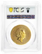 2022 Gold Bullion 1 Ounce Royal Arms Elizabeth II £100  Coin Slabbed PCGS United Kingdom The Royal Mint MS-69 obverse