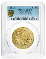 2022 Royal Arms 1 oz Gold Bullion Coin - PCGS MS-69