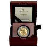 2026 Gold Proof Sovereign Coin reverse display