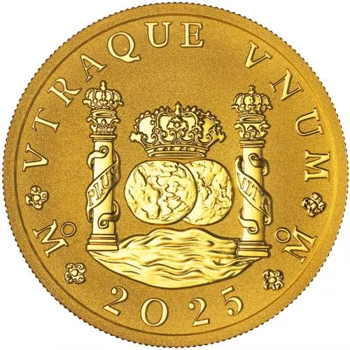 2025 Australian 1 oz Gold Pillar Dollar Bullion Coin reverse