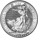 2025 Silver Britannia 1 oz Bullion Coin Pre-Owned