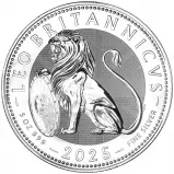 2025 British Lion 5 oz Silver Bullion Coin