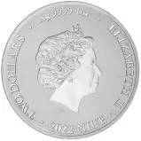 2022 Niue Bitcoin 1 oz Silver Bullion Coin - Pre-Owned  obverse