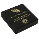 2015 American Liberty Gold Bullion 1 Ounce High Relief  box